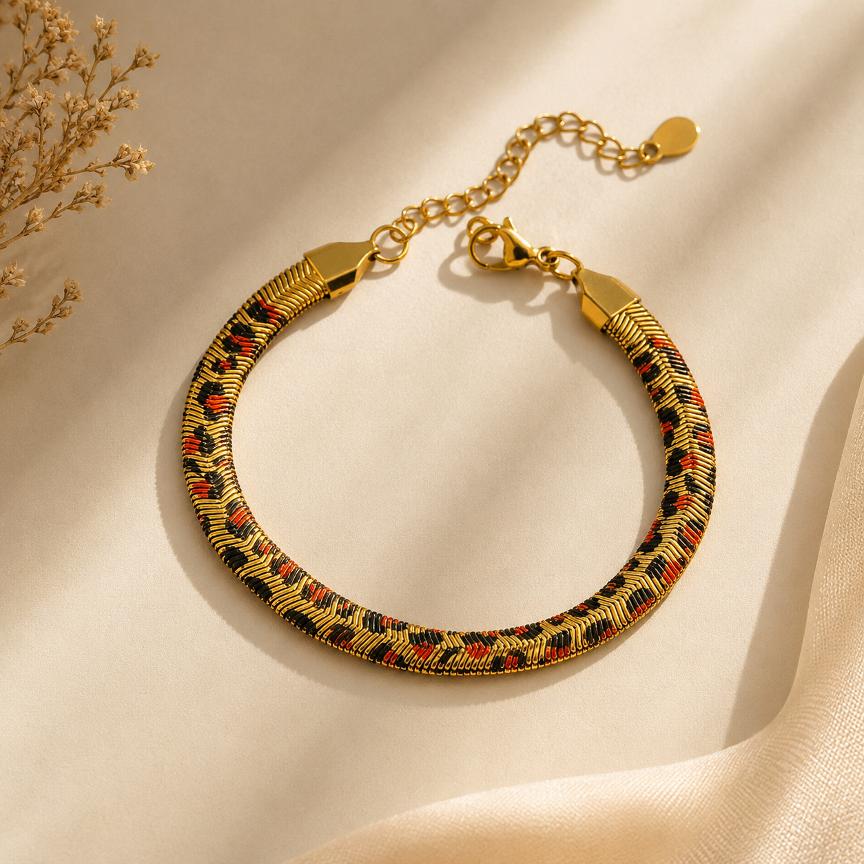 Sleek Siren Snake Chain Bracelet