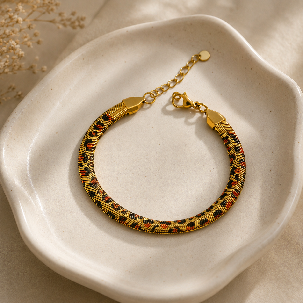 Sleek Siren Snake Chain Bracelet