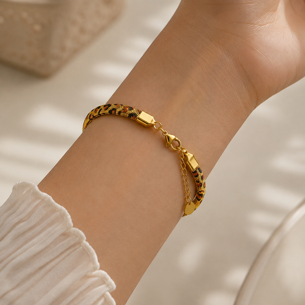 Sleek Siren Snake Chain Bracelet