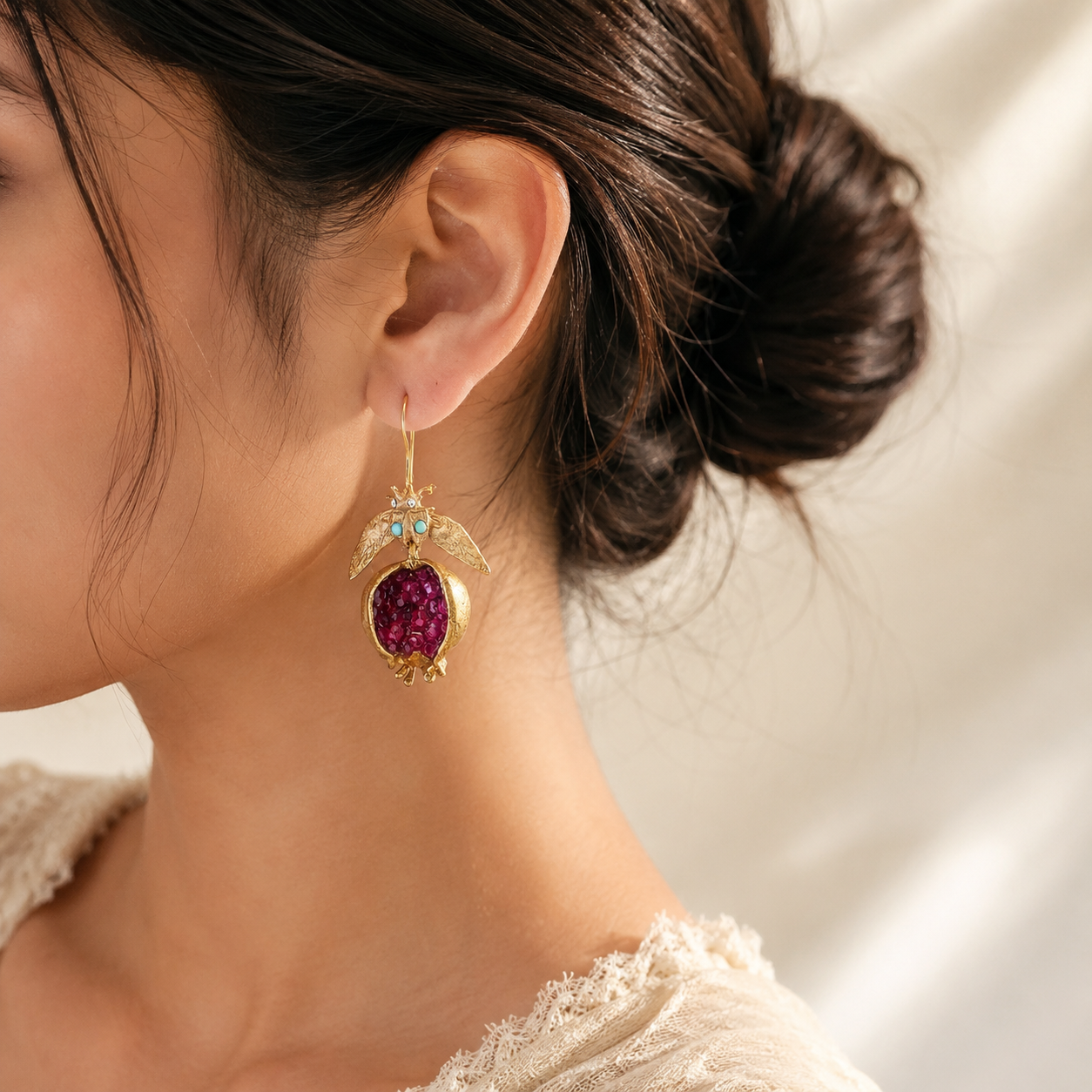 Tutti Frutti Mini Dainty Earrings