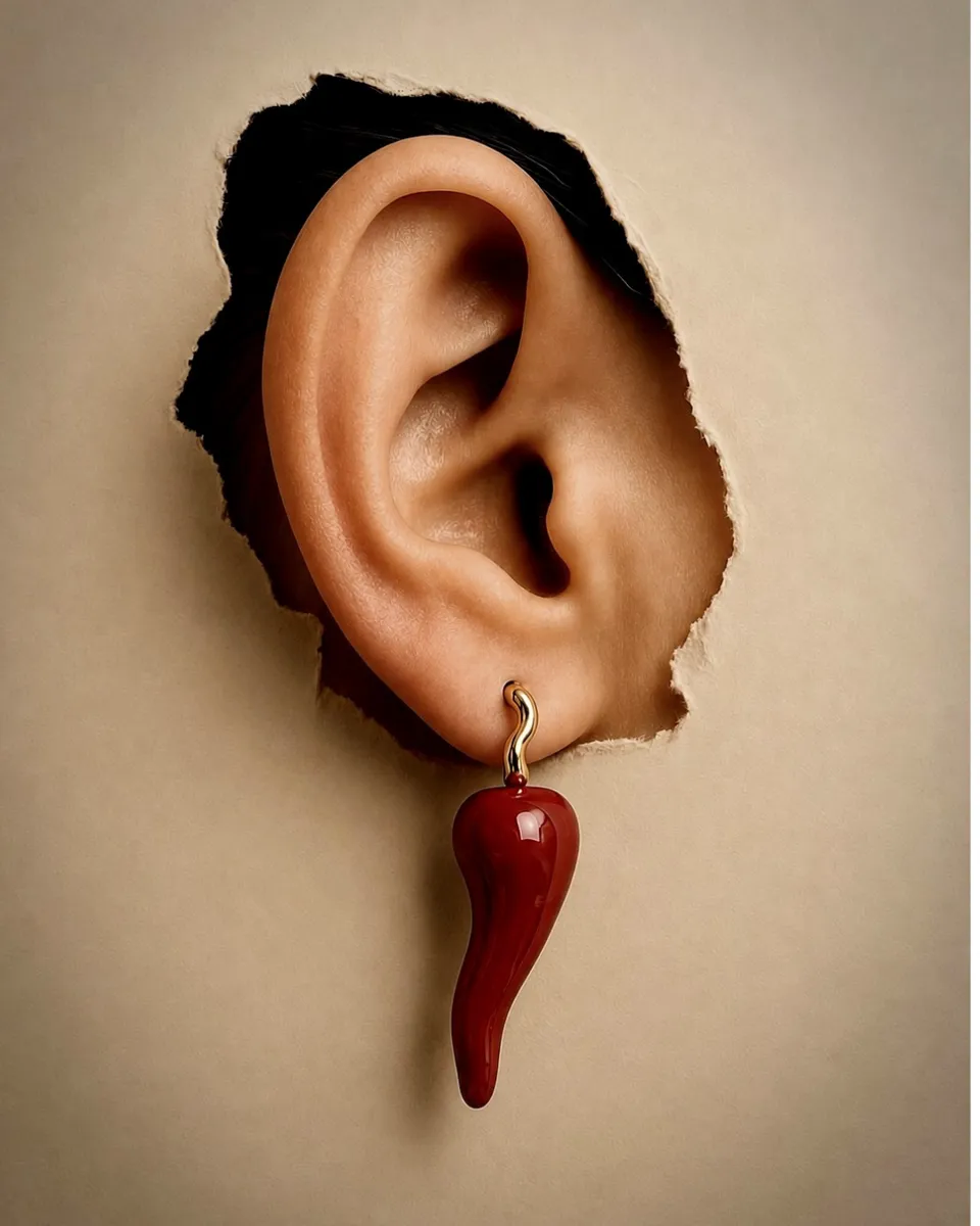 Red Chilli earring