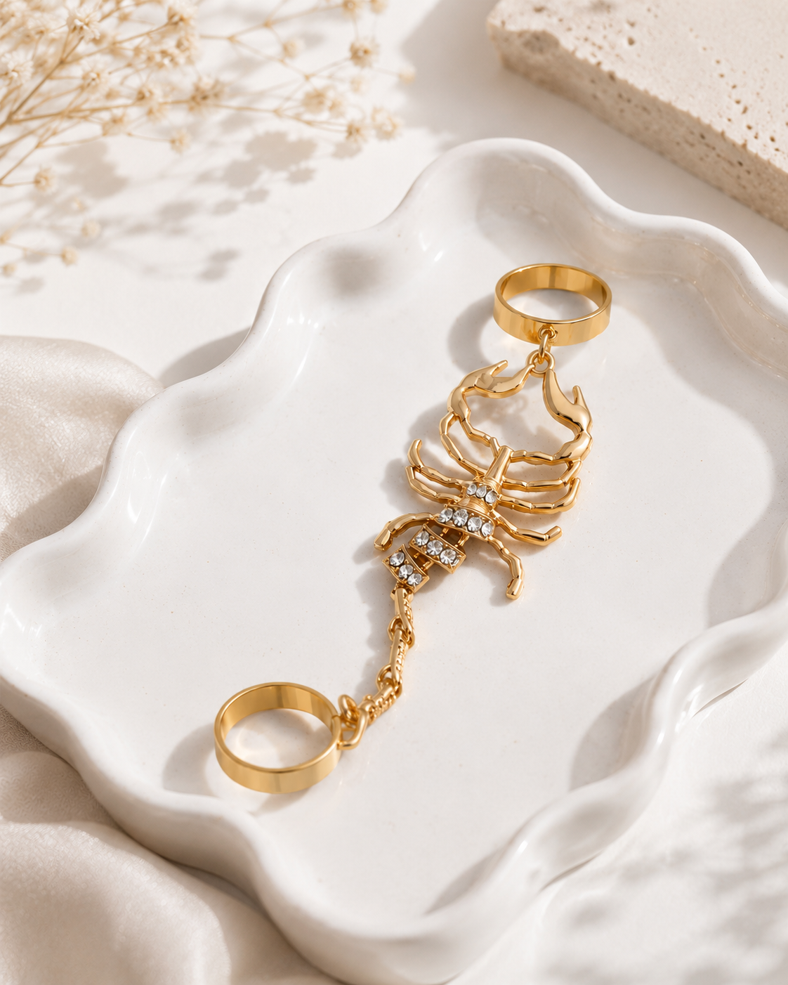 Baddie Energy Statement Scorpion Ring