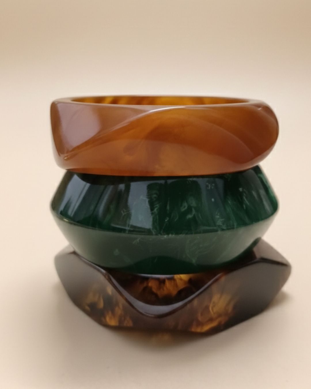 Boho Resin Statement Stack