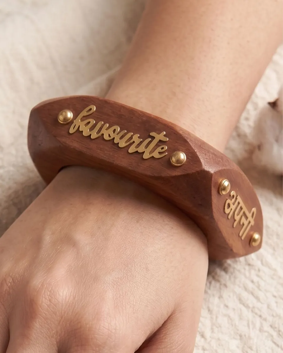 Apni Fav Wooden Bangle