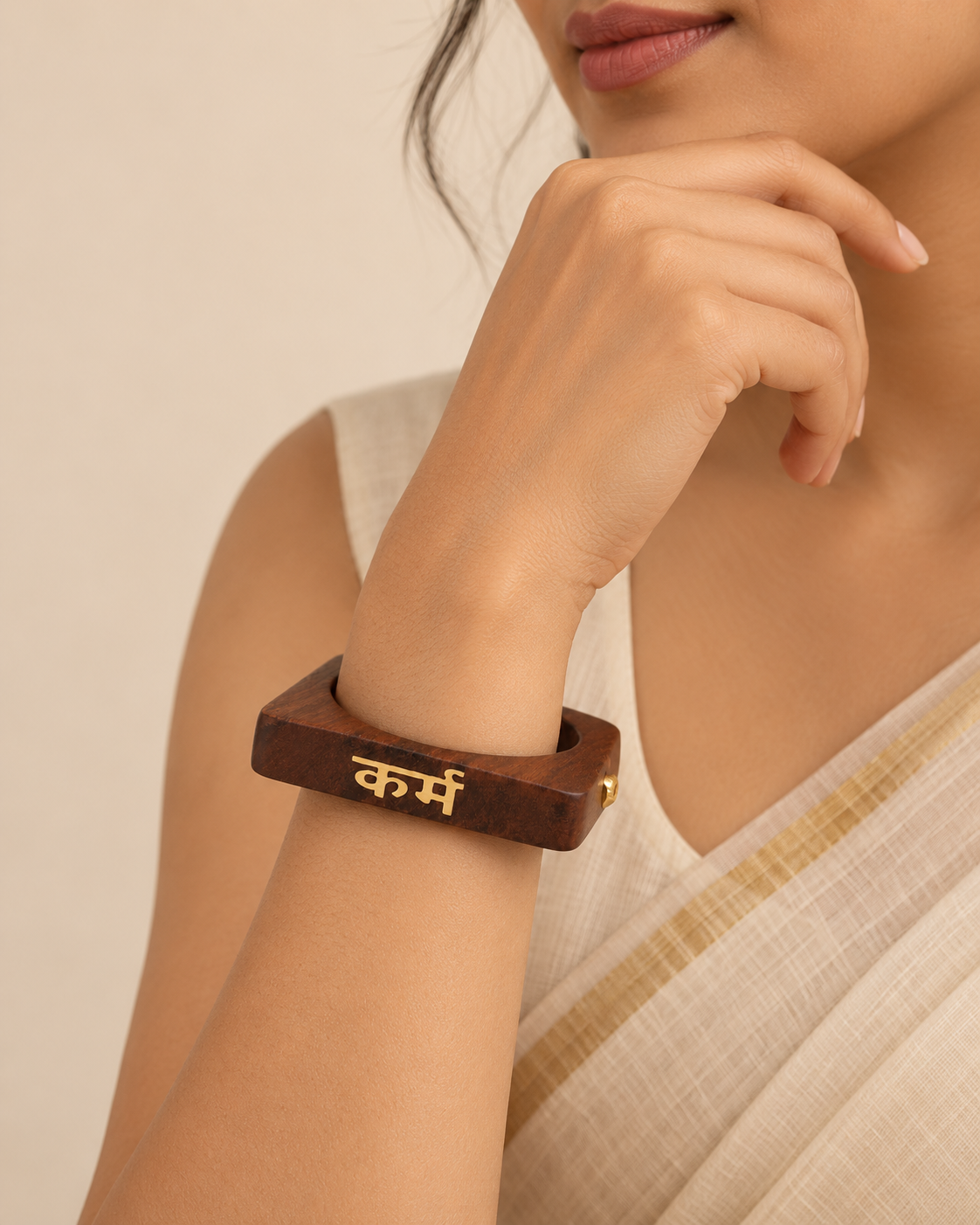 Karm Wooden Bangle