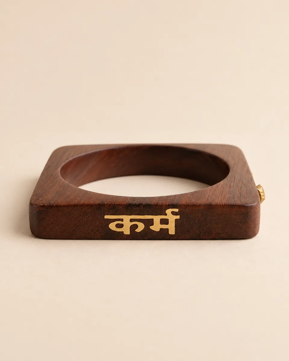 Karm Wooden Bangle