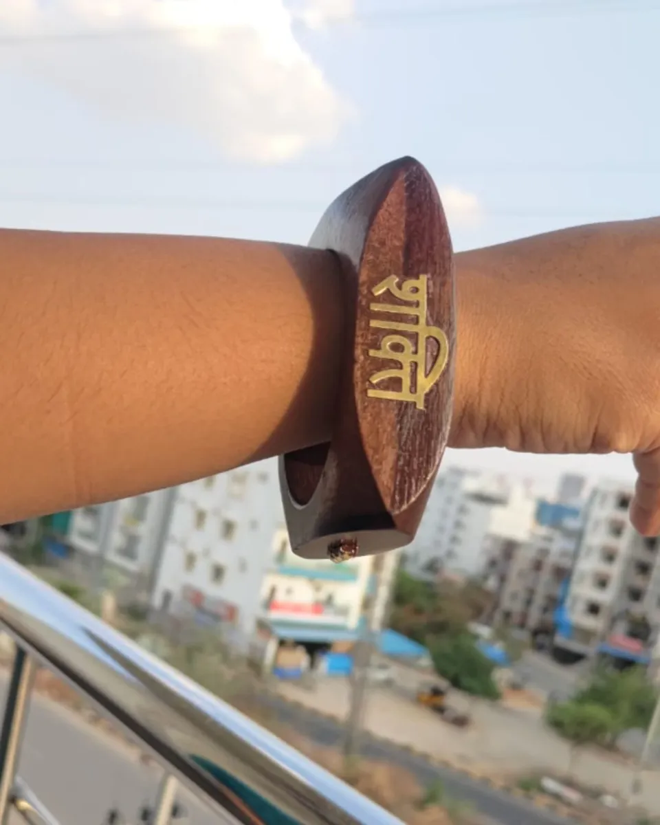Shakti Wooden Bangle